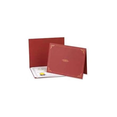 Esselte Pendaflex Esselte Oxford Certificate Holder, 25in x 8-1/2in, Burgundy, 5/Pack 29900585BGD